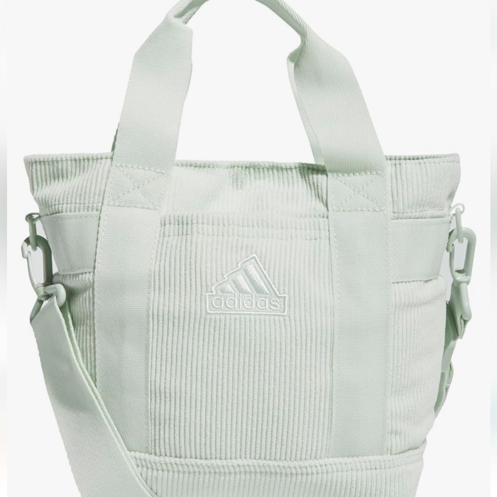 Adidas Corduroy Mini Tote Bag- Linen Green